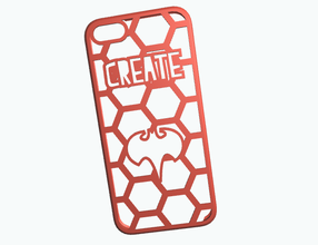 iphone5 -create case pinshape personalize customized phone-case 3d print model - Mito3D