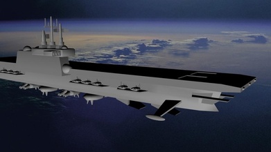 hms eagle royal marine orbital pinshape transporteur Conception 3d 3d print model - Mito3D