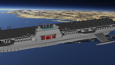 imperial japonés orbital marina portaaviones hiryu pla pinshape ciencia ficción japón Diseño 3d 3d print model - Mito3D