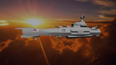 hms vanguard pinshape hms-vanguard british orbital-navy 3d print model - Mito3D
