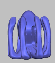 pulpo administrador cable pinshape lindo gadget forma animales bobina titular manager 3d print model - Mito3D