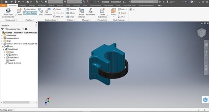 cana suporte clip cinto versão 13 pinshape 3d design 3d print model - Mito3D