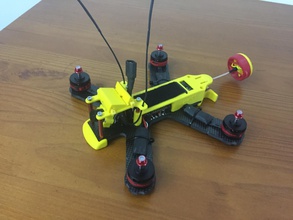 lt210 5mm lowrider kit pinshape drone course cadre fpv 3d print model - Mito3D