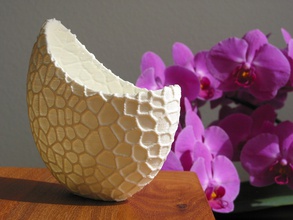 organik saksı voronoi vazo renkli pinshape dekorasyon dekor deco hediye sanat çiçek saksısı çiçekler pot ayrıntı şekli 3d print model - Mito3D