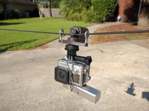 gopro motorisé câble caméra pinshape Conception 3d 3d print model - Mito3D