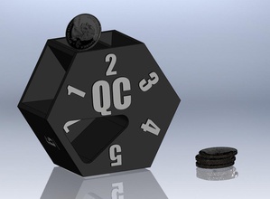 quarter challenge pinshape 3d-design 3d print model - Mito3D