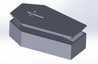 animal estimação caixão pinshape 3d design 3d print model - Mito3D