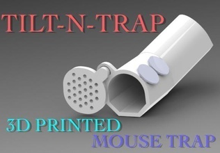 tilt n trap armadilha rato pinshape 3d design 3d print model - Mito3D