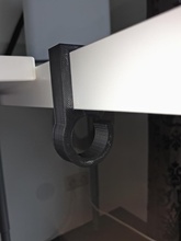 suporte cabo ikea linnmon secretária pinshape 3d design 3d print model - Mito3D