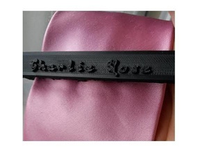 charlie rose imprimée 3d cravate pinshape Conception 3d print model - Mito3D