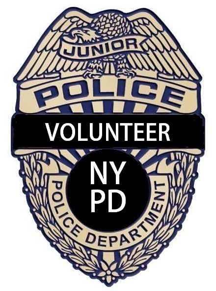 nypd junior voluntário emblema polícia pinshape 3d design 3D print model - Mito3D