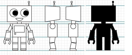 test 3d robot ornamento design pinshape disegno 3d print model - Mito3D