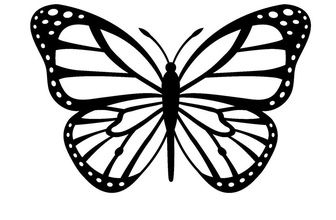 borboleta monarca anel pinshape 3d design 3d print model - Mito3D