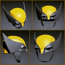 wolverine kask pinshape cosplay 3d print model - Mito3D