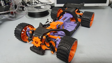 katana eracer pinshape rc yarış arabası 3d print model - Mito3D