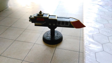 lunar cruiser 42 pinshape space-ship warhammer 40k 3d print model - Mito3D