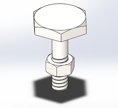 vata - somun ba lant bolt nut design pinshape hendisu ur first-share lk-payla 3d print model - Mito3D