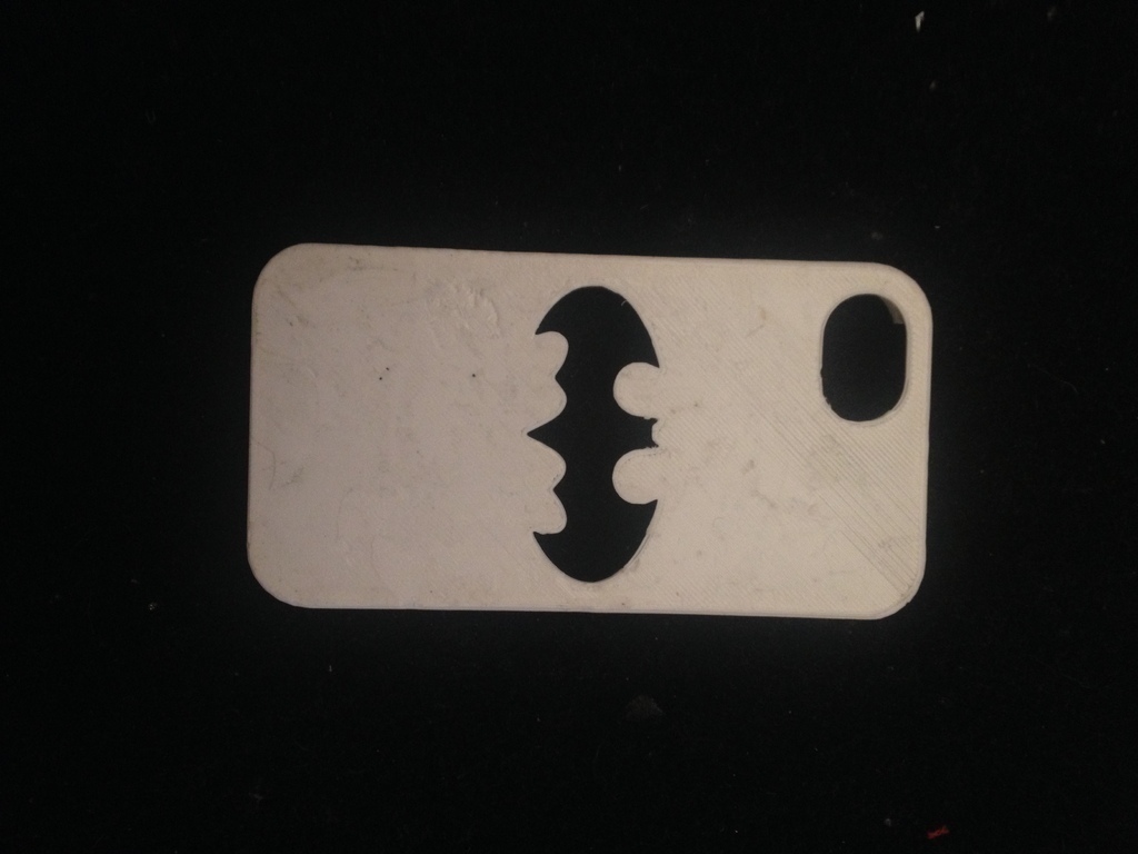 iphone 4s batman cover pinshape 3d-design 3D print model - Mito3D