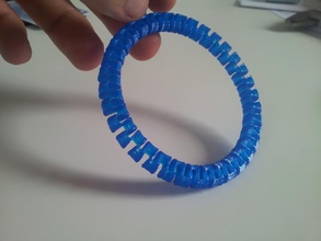 circular banda pulsera pinshape Diseño 3d 3d print model - Mito3D