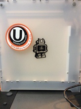 ultimachine manyetik sticker plaka pinshape ultibase ultimaker 3d print model - Mito3D