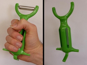 vegetable peeler - people limited hands pinshape kitchen helpful arthritis flashforge within-reach-3d-design-challenge-18-and-over 3d print model - Mito3D
