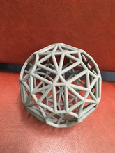 hyperbolic polytope -41 pinshape math-art 3d print model - Mito3D