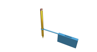 kalem tutucu pinshape içinde ulaşmak 18 3d meydan tasarım altında 3d print model - Mito3D
