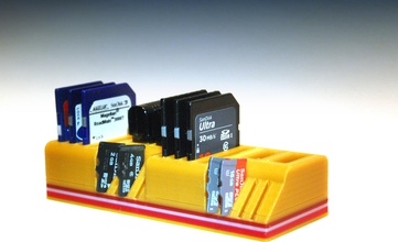 usb sd micro card Halter pinshape stick 3d print model - Mito3D