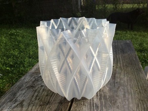 vase - 16 pointed pinshape 3d-design 3d print model - Mito3D