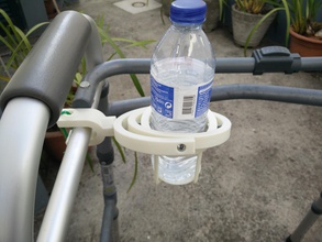 ausrichten Tasse Flasche Halter pinshape assistive Gerät walker Rollstuhl Krücken cup holder Gyroskop Kreisel innerhalb reach 3d design challenge 18 3d print model - Mito3D
