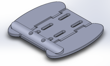 swim fin pinshape enable 3d print model - Mito3D