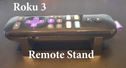 remote holder roku 3 pinshape within-reach-3d-design-challenge-under-18 tv-remote tv 3d print model - Mito3D