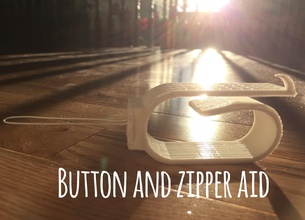 botão zíper ajuda pinshape impressão rápida balanços fácil assistência dispositivo auxílio alcançar 3d design desafio 18 3d print model - Mito3D