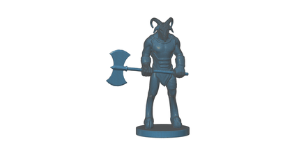 goatbeast pinshape stand Figur statue Spielzeug Ziege Tier Ungeheuer 3d print model - Mito3D