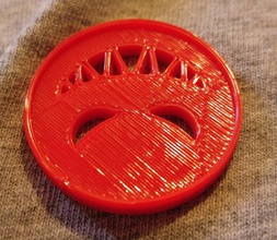 filia emblème collier pinshape Conception 3d 3d print model - Mito3D