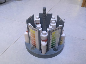 test kit holder aquaponics aquarium pinshape 3d-design 3d print model - Mito3D