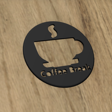 cupholder coffee break pinshape coffe cup holder 3d print model - Mito3D