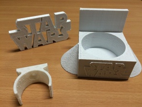 star wars sabre laser stand pinshape Conception 3d 3d print model - Mito3D
