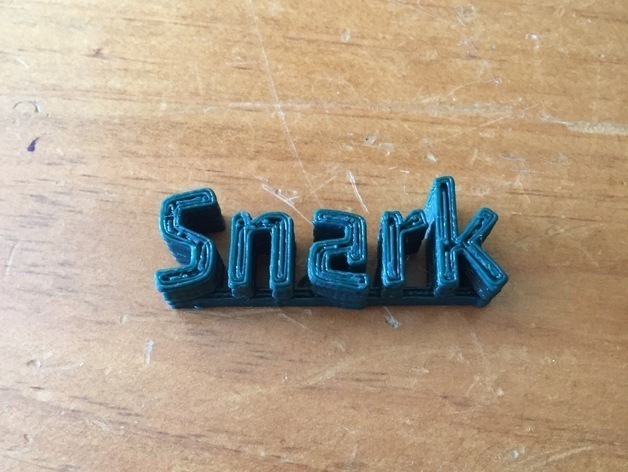 customized 3d plate snark 1 pinshape 3d-design 3D print model - Mito3D