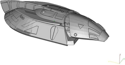 firefly navette pinshape Conception 3d 3d print model - Mito3D