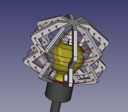 dirty deed lamp shade pinshape design-for-electronics-contest 3d print model - Mito3D