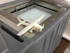 cesna 172 einzigen Motor Flugzeug pinshape 3d print model - Mito3D