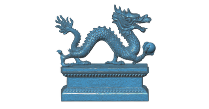 dragão pinshape stand chinês design cultura chinesa dragonball dragões 3d print model - Mito3D