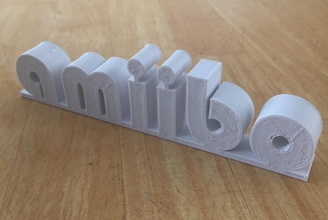 amiibo logotipo pinshape 3d design 3d print model - Mito3D