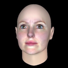 mulheres android rosto máscara látex pinshape 3d design 3d print model - Mito3D