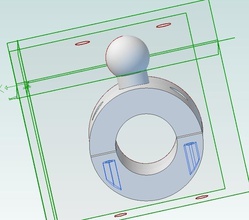 bmw motorcycle garmin bracket pinshape 3d-design 3d print model - Mito3D