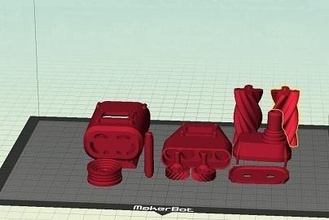 compresseur petit rc pinshape Conception 3d 3d print model - Mito3D