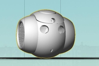 baby nao Kopf jd Roboter pinshape 3d design 3d print model - Mito3D