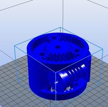 robot shaulder pinshape Diseño 3d 3d print model - Mito3D