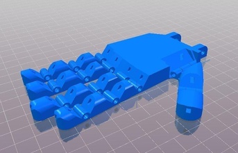 small pla printable robo hand pinshape 3d-design 3d print model - Mito3D